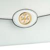 Tory Burch Женская сумка через плечо Robinson с логотипом Cross, на магнитной кнопке, стеганая, из кожи, небесно-голубая 154731-400