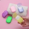 Classic Colored Disposable Soap Paper Flakes Soap Paper Washing Cleaning Hands for Kitchen Toilets Outdoor Travel Camping Hiking