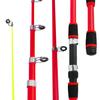 FTK Fibreglass Fishing Rod 1.8M/5.9FT Outdoor Sports Travel Telescopic Fishing Rod Portable Fishing Rod Christmas Gift