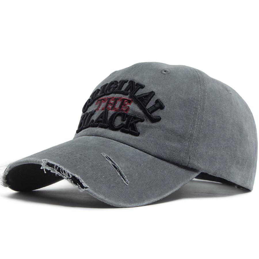 Винтажная бейсболка Мужская Женская Вышивка Буквой Snapback Весна Лето Стирка Хлопок Шляпа Козырек Модные Кепки для Повседневной Носки