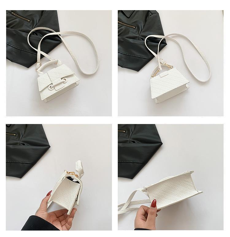 2024 Девичья Мини-сумочка: Новый весенне-летний кошелек-кроссбоди для монет, горячо продаваемая квадратная сумка для женщин