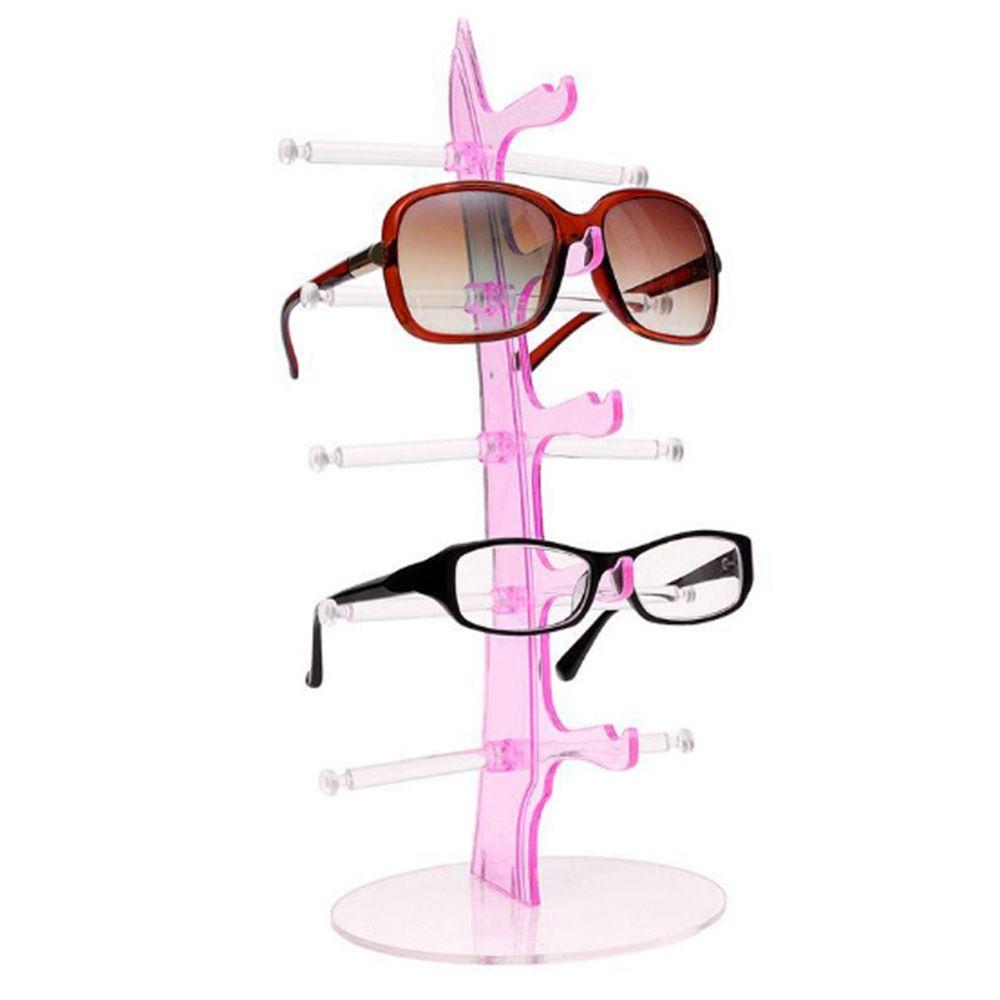 Holder 5 Pair Glasses Display Stand Sunglasses Holder Eyeglasses Organizer Glasses Storage Stand