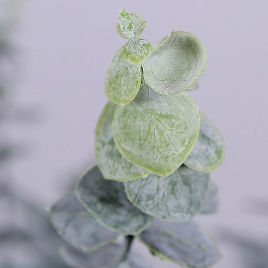 1 шт., искусственный цветок, искусственное украшение, форма листа эвкалипта, модные 3 ветки, листья эвкалипта, искусственное растение для дома