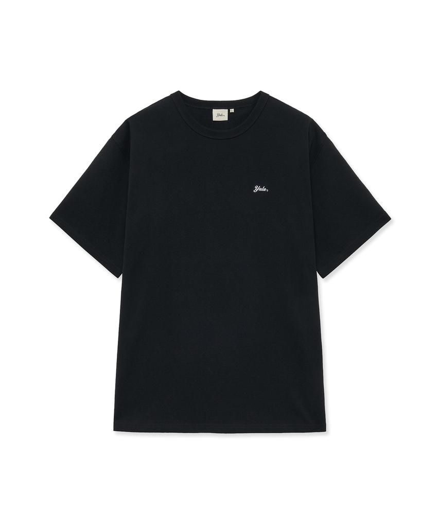 YALE [2Pack] Heavyweight Snell Logo Short Sleeve T-Shirt_White/Black