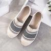 New Print Women Sneakers Slip On Light Mesh Summer Shoes Summer Breathable Flat Shoes Women's Single Shoes Flat Lazy Fisherman