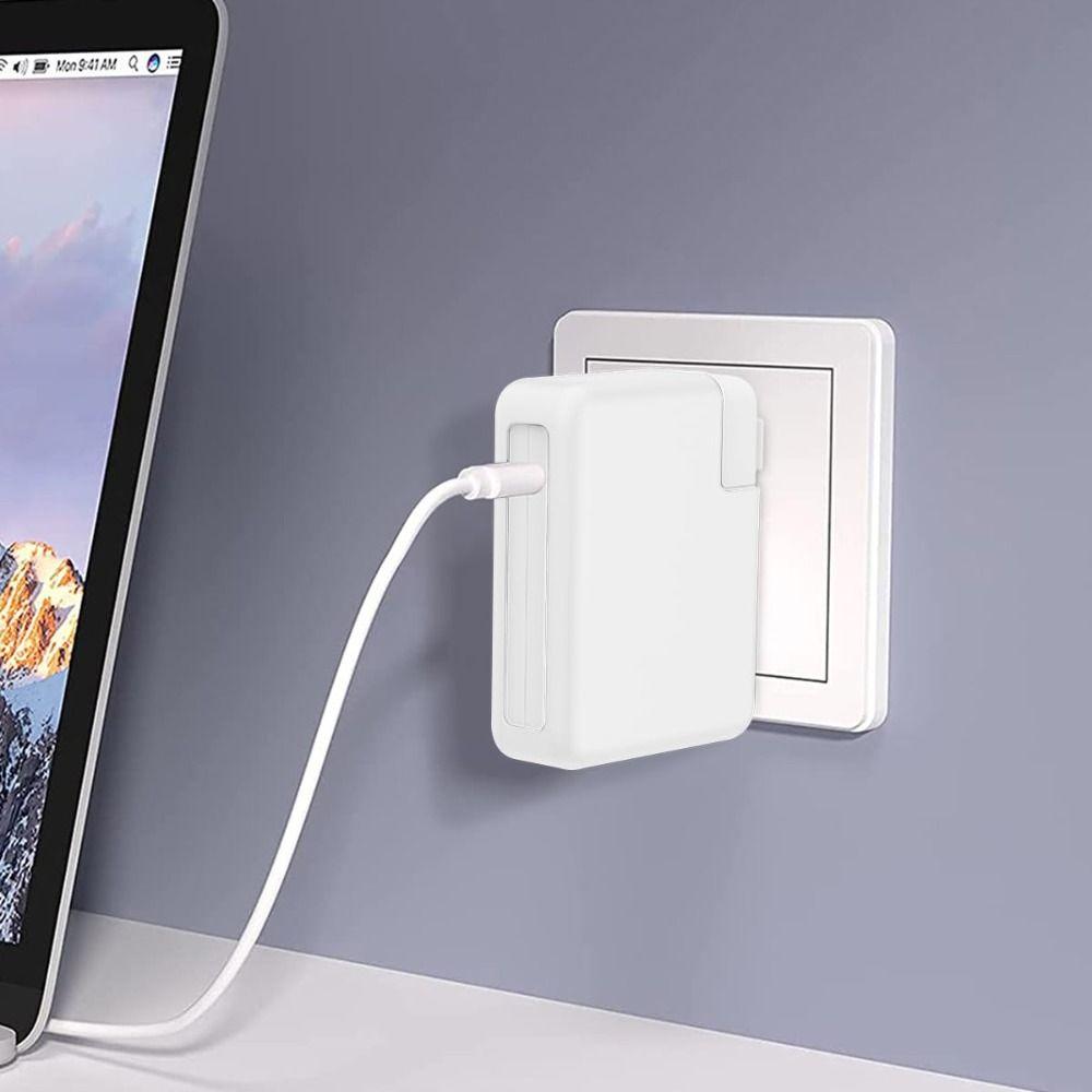 Мягкий силиконовый чехол-футляр для зарядного устройства Apple MacBook Pro 140 Вт, противоударный чехол-футляр для аккумулятора, защитная крышка для адаптера питания