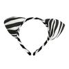 Повязка на голову с ушками зебры, повязка на голову с мультяшными животными, полосатая повязка на голову, удобная посадка для детей