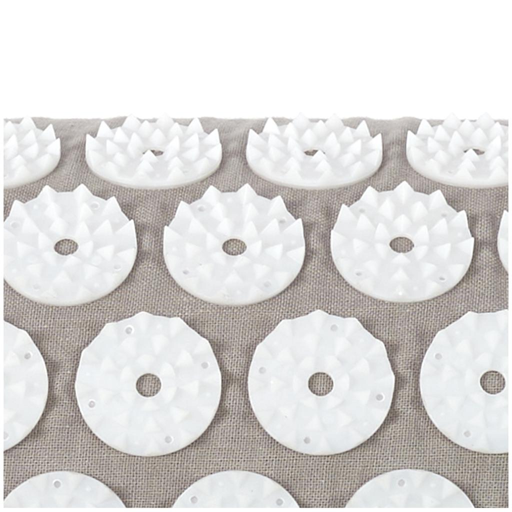 Les Trésors De Lily [A1808] — Серый коврик и подушка для релаксации «Accupressure» — 68x42 см