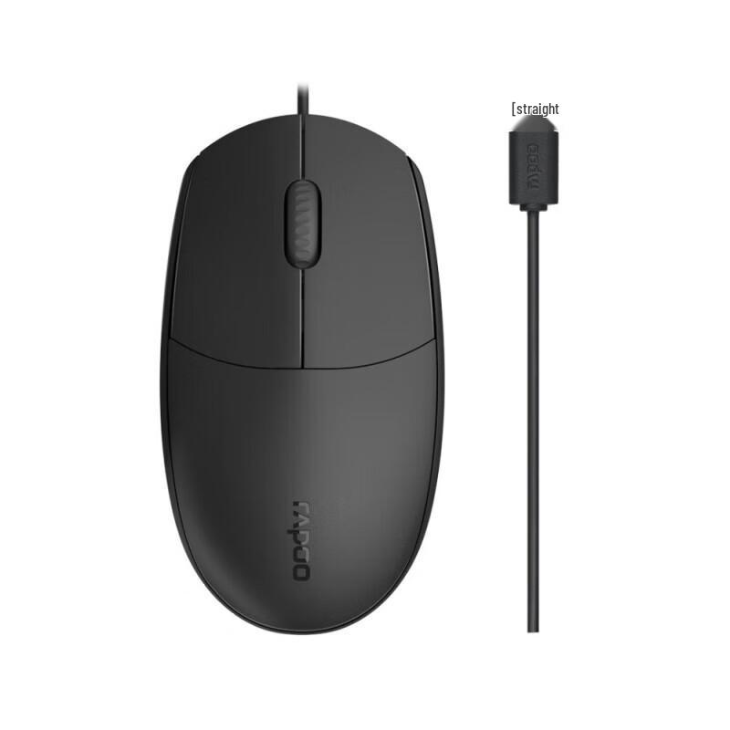 Проводная мышь Rapoo N100C с интерфейсом Type-C