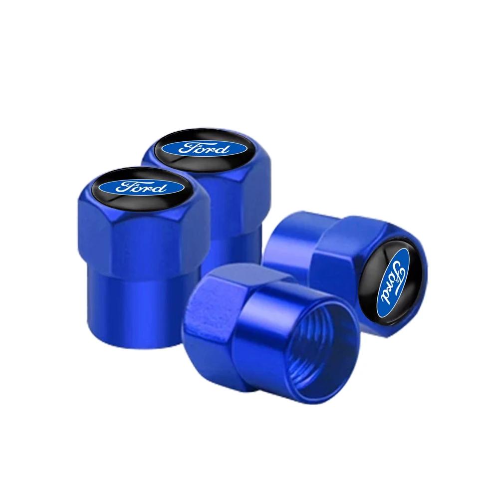 Car Metal Wheel Tire Valve Caps Stem Case For Ford Fiesta EcoSport ESCORT focus 1 focus 3 focus 2 Car Styling CVX1
