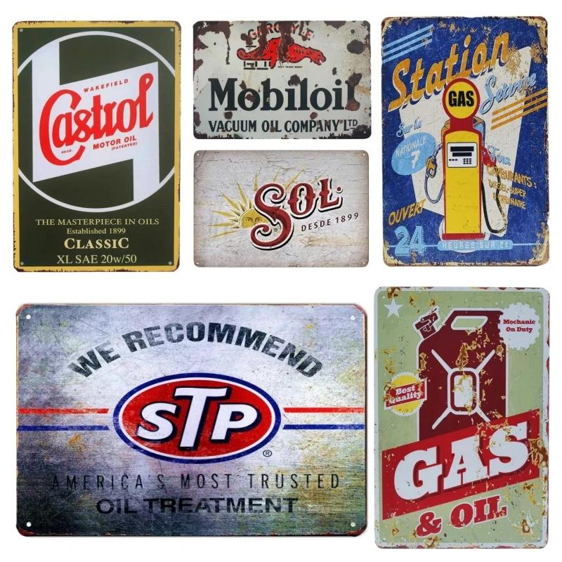 Agip NGK STP Винтажные металлические жестяные таблички Декор Шебби-шик Табличка Настенные постеры Декор для паба, бара, мужской пещеры