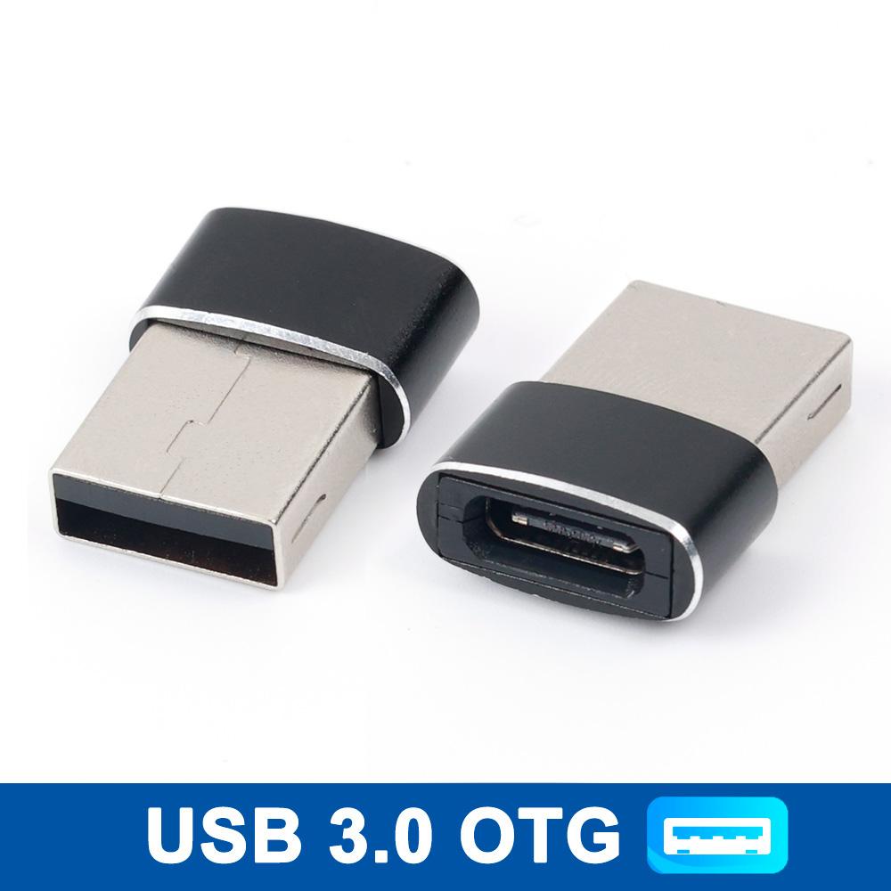 2 шт. USB 3.0 A папа на Type-C мама зарядный адаптер конвертер разъем