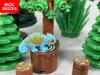Нетоксичные кубики Moc Животное Ящерица 57763 Кольца деревьев Увеличительное стекло DIY Ферма Лесной Исследователь Образовательные Строительные Блоки Игрушки Подарки для Детей