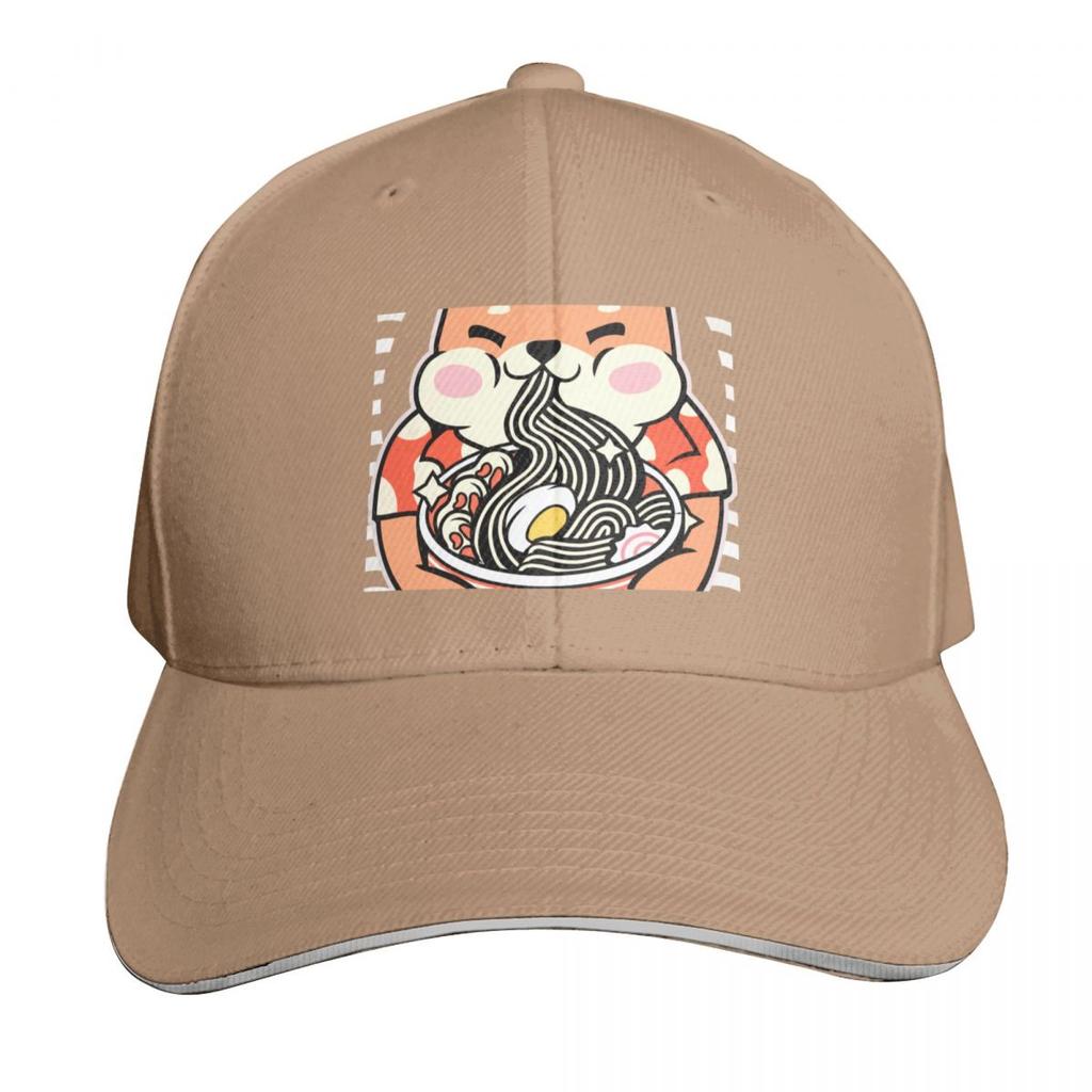 Shiba noodles Baseball Cap Kids Hat Hood Snapback Cap Christmas Hat Caps Women Unisexs