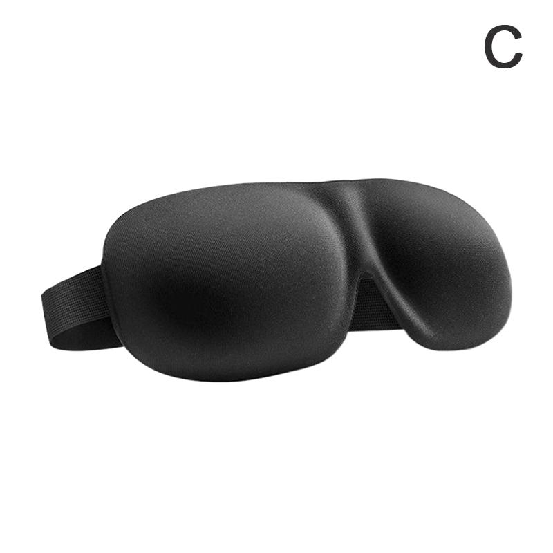 Мягкая затемняющая маска для сна, дорожная повязка на глаза, повязка на глаза, 3D-затеняющая маска для сна, блокирующая свет, 1 шт.