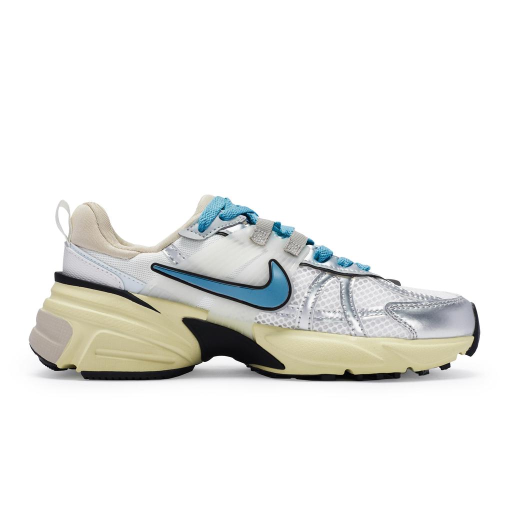 Nike V2K Run Амортизация Нескользящая Низкие Повседневные Беговые Кроссовки Женские Белый Серебристый Озерный Синий FD0736-100(Team80-SBOX)