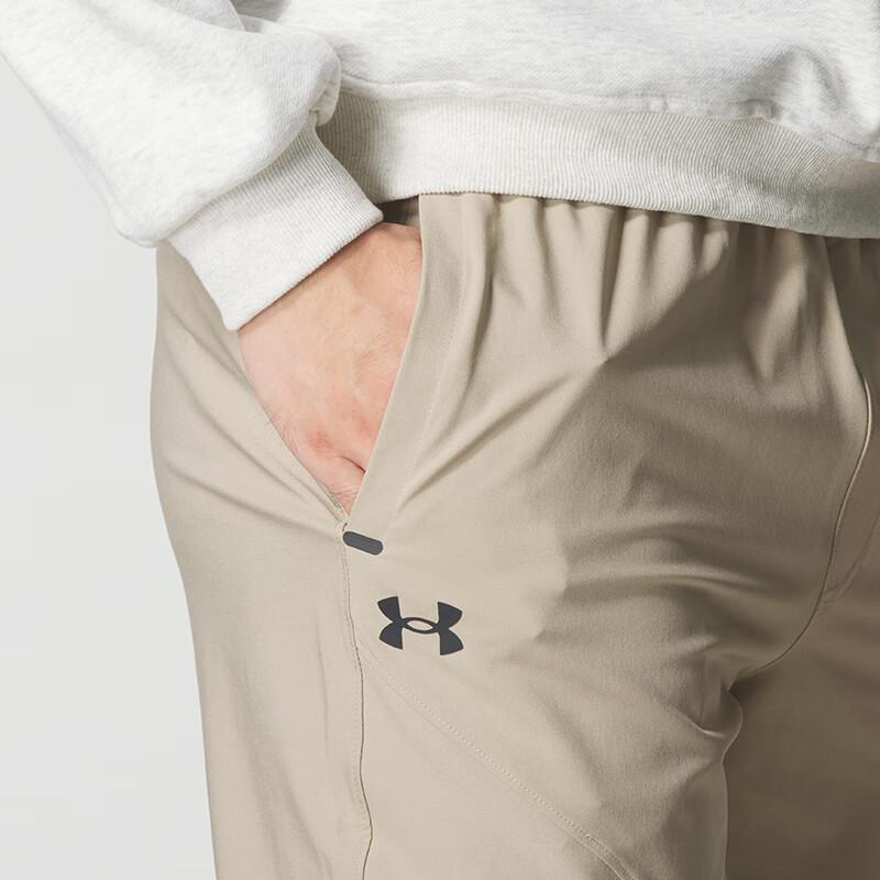 Under Armour Свободный крой Тренировочные Беговые Тканые Дышащие На шнуровке Прямые Повседневные Брюки Мужские низы 6003861-299