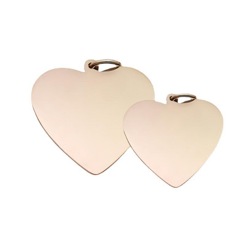 Cross-Border Fashion Stainless Steel Pet ID Tag - Anti-Lost Dog Tag Pendant with Engraved Titanium Steel Military Charm.