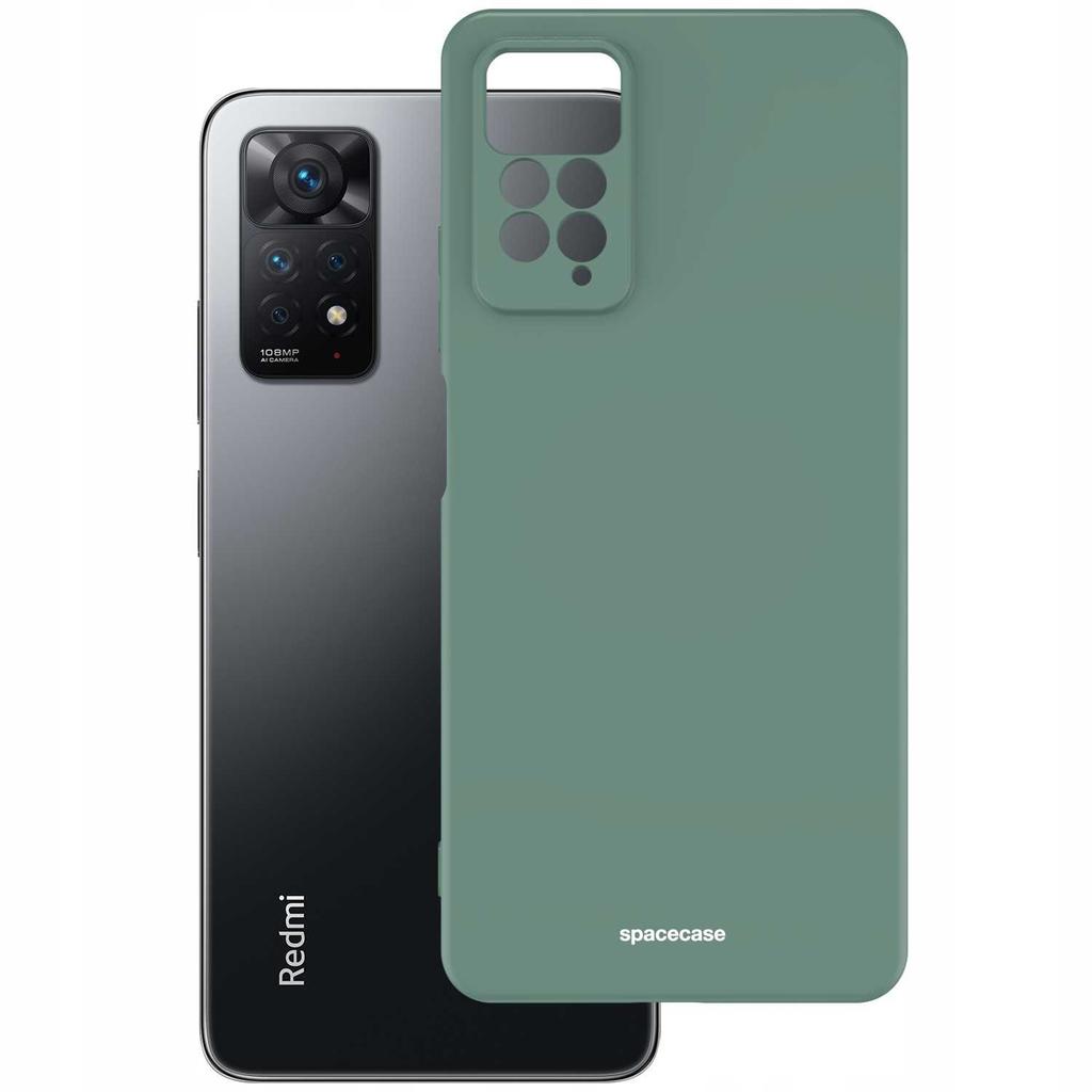 Spacecase Silicone Case Redmi Note 11 Pro 5G Dark Green