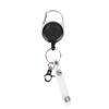 60cm Nylon Wire Rope Retractable Key Ring Keychain Recoil Keyring for Outdoor Use