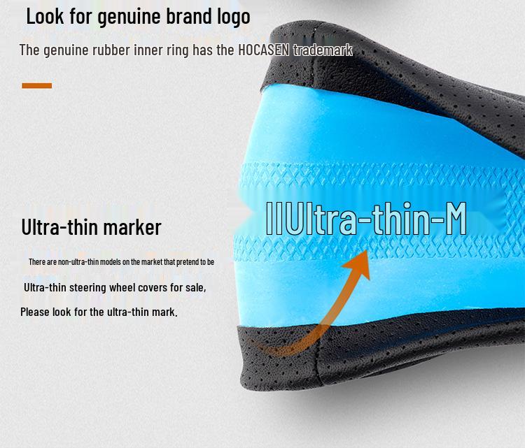 Чехол на руль из натуральной кожи Luxgen - Универсальная посадка для моделей U6, Big 7, S5, U5, 7MPV, Na 5, Rui 3