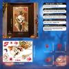 Popular Halloween window stickers cartoon skeletons ghost static stickers party store window atmosphere decoration does not leave