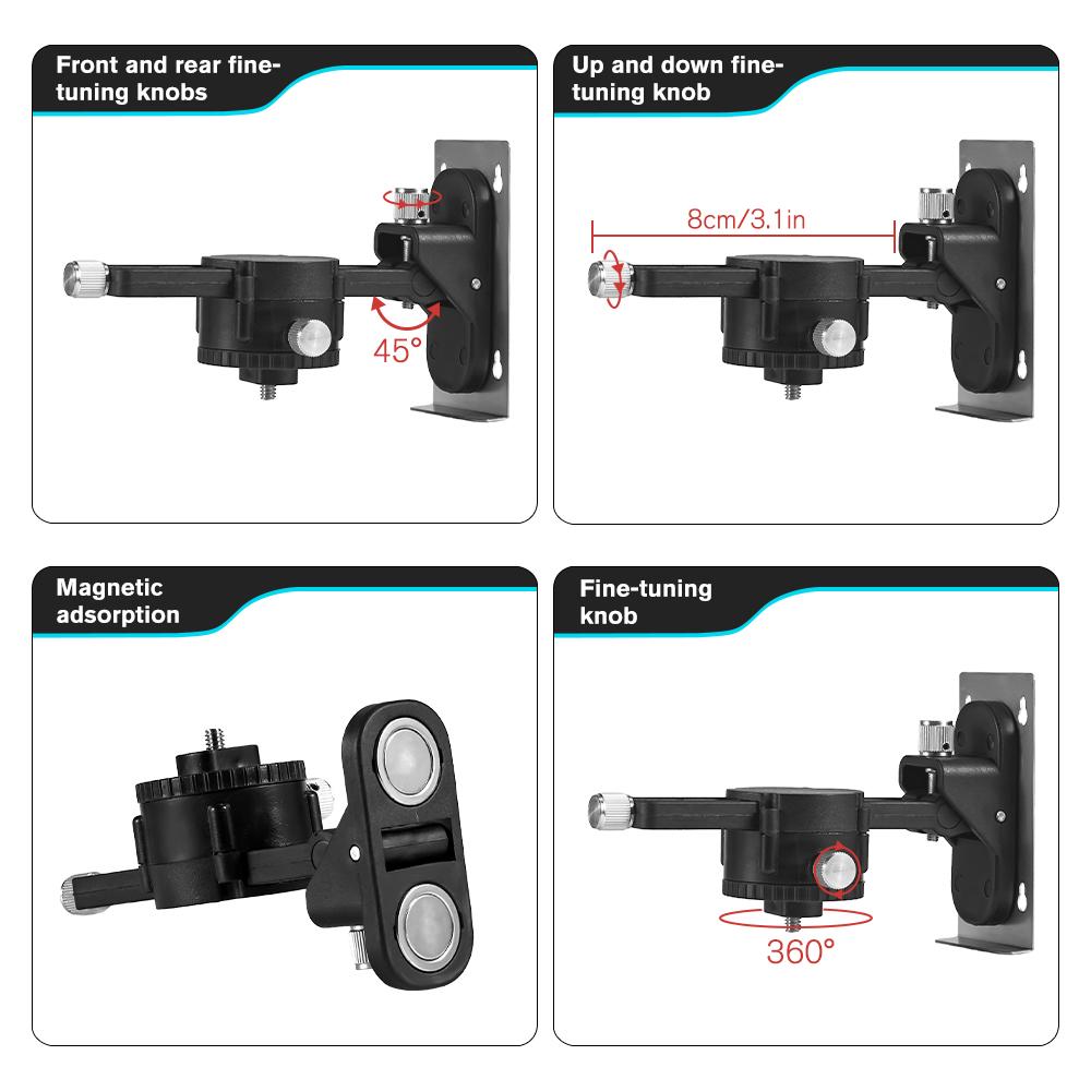 HGLINE 16 4D Линий Лазерный Уровень с Пультом Управления через Приложение Самонивелирующийся 360 Горизонтальный и Вертикальный Лазерный уровень Строительный Инструмент