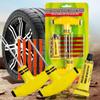 1 комплект наборов для ремонта проколов, инструмент для ремонта автомобильных шин с резиновыми полосками, инструмент для ремонта бескамерных спущенных шин для двигателей автомобилей, грузовиков