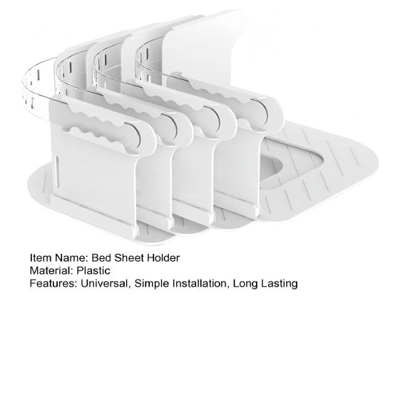 4 шт. держатели простыней, ремни для простыней, универсальная посадка, простая установка, надежные прочные держатели простыней для всех размеров матрасов