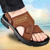 Новая пляжная обувь, уличные повседневные сандалии, летние сандалии с мягкой подошвой, нескользящие, для улицы, двойного назначения, дышащие сандалии