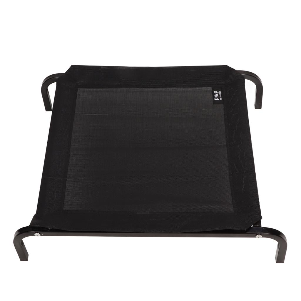Elevated Dog Bed Breathable Washable Removable Mesh Iron Frame Portable Cooling Raised Dog Cot for Outdoor Camping