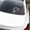 Нюрбургринг автомобиль авто багажник кузов бампер украшения окна Стайлинг наклейки наклейка