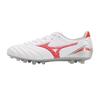 Morelia Neo Round Toe Lace-Up AG Artificial Grass Synthetic Leather Kangaroo Football Shoes Unisex Football Shoes White P1GA243560
