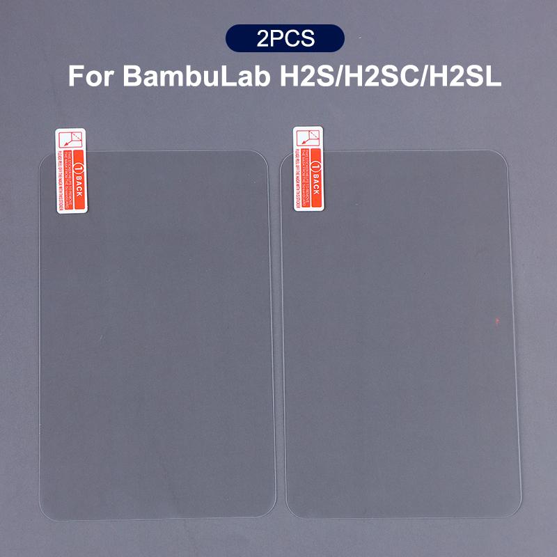 НОВЫЙ 1/2 шт. Закаленное Стекло Пленка HD Защитная Пленка для Экрана Для BambuLab P2S H2S H2D H2C Для 3D-Принтера Защита Экрана Аксессуары