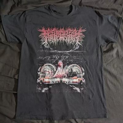 New Popular PeelingFlesh Black T-Shirt Cotton Full Size S-5XL