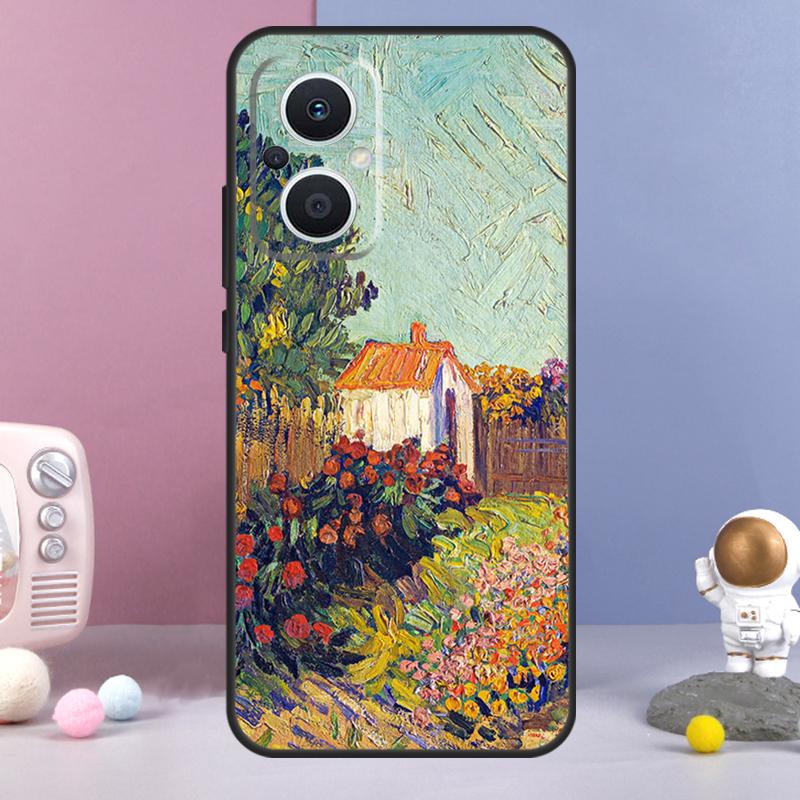 Картины Звездная ночь Ван Гог Чехол Для OPPO Reno 13 F 11F 12F 14F 10 11 12 14 Pro 7 8 Lite Чехол OPPO Find X6 X5 X8 X9 Pro