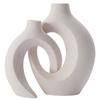 AS60-Flower Arrangement 2 Piece Hug Nordic Simple White Vase Style Flower Ornamentation High-End Design