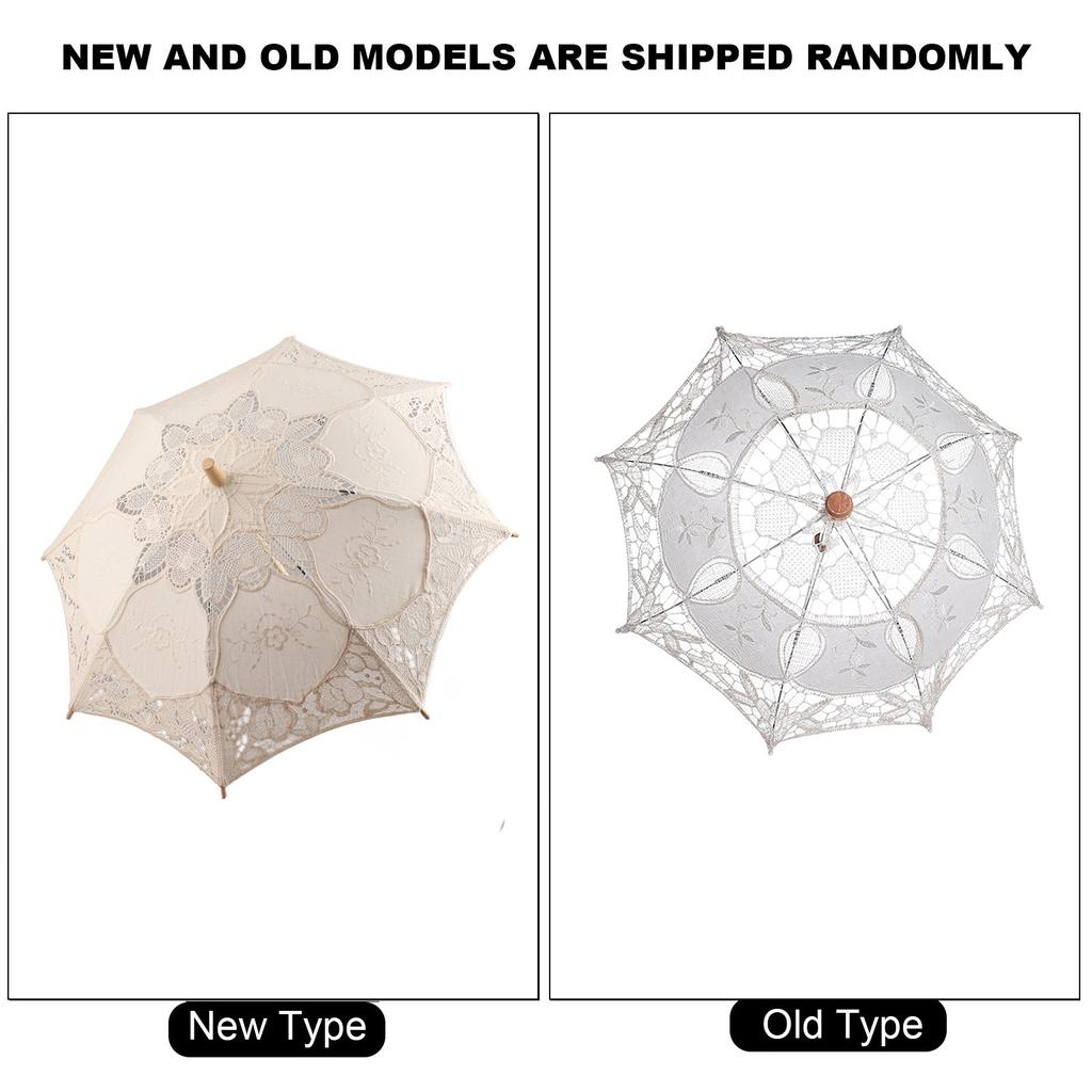 Женский кружевной зонт для свадьбы, зонтик от солнца, зонты для вечеринки, свадебная фотосессия, декор(Слоновая кость, большой)