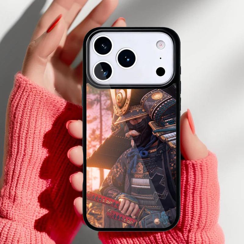 Чехол для телефона Bushido Samurai для iPhone 17 16 15 14 13 Pro Max Задняя крышка для 12 11 Pro Coque