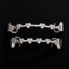 Fully diamond-set zirconia dental jewellery: adjustable accessories for rappers, suitable for everyday wear