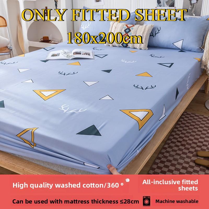 Простыня на резинке Не линяющая Не скатывающаяся Цельная простыня Нескользящая Разные размеры Постельное белье Покрывало-протектор