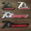 Для Toyota Land Cruiser LC120 LC150 LC200 LC300 2 шт./лот 70-летие 3D хромированная боковая эмблема значок багажника наклейка украшение