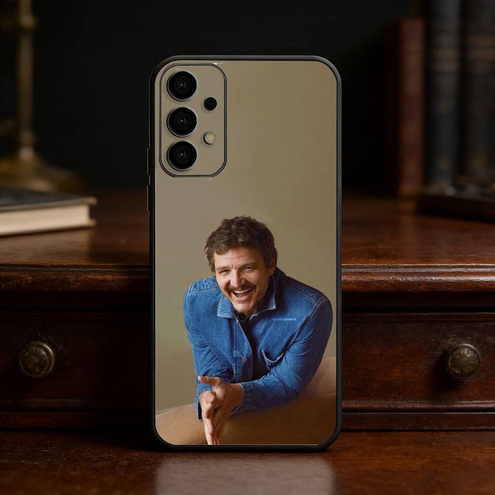 Pedro Pascal phone Case For Samsung S25,24,21,22,23,30,Ultra,20,Plus,Fe,Lite,Note Soft Black Cover