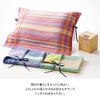 Наволочка для подушки Nishikawa Imabari, 65x65 см, Хлопковая марля, Петля, Муссовая пуховка, Мягкая и пышная, Комфорт для сна, Становится пышнее с каждой стиркой, Уникальная пышность
