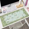 Аниме Зеленый Черный Кот Большой Коврик для Мыши 400x900MM XXL Игровой Коврик для Мыши Офисный Коврик на Стол Кавайные Растения Настольный Коврик Игровые Аксессуары
