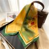 70 * 70cm New Silk Small Square Scarf For Women'S Neck Protection Professional Scarf Versatile Hair Tie Headscarf Scarf