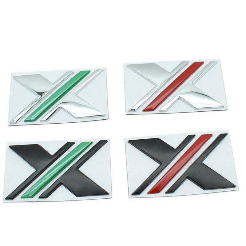 Car 3D Metal X XPOWER Logo Trunk Body Badge Emblem Decals Sticker For M-G 3 7 5 6 EZS TF ZR ZS HS GS GT Hector RX5 RX8