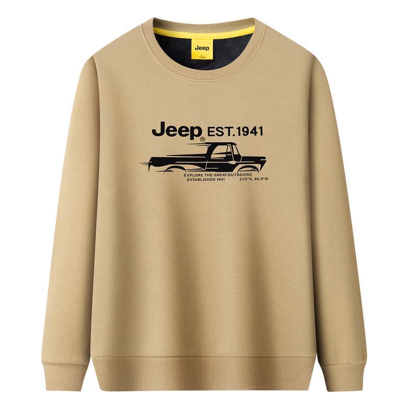 JEEP Men's Autumn/Winter Crew Neck Sweatshirt