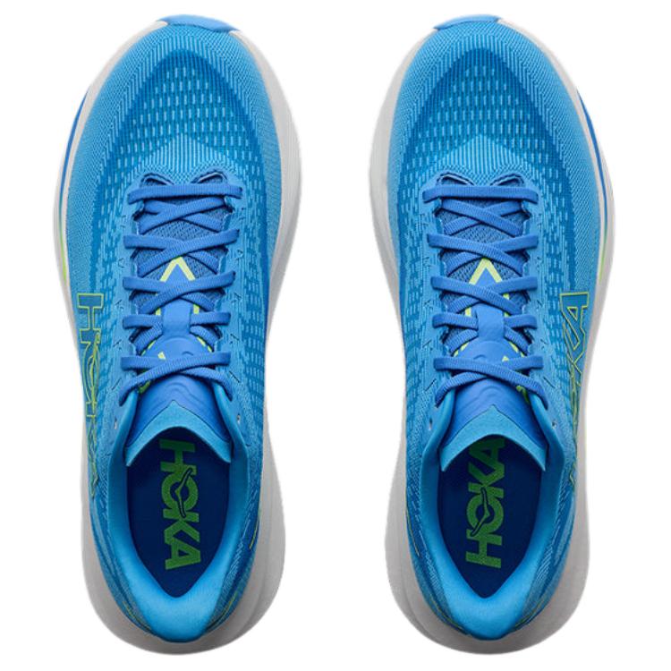 Hoka One One Mach 7 Wide Comfortable Durable Breathable Supportive Rebound Running Shoes Men sneaker Blue 1171905-VSF