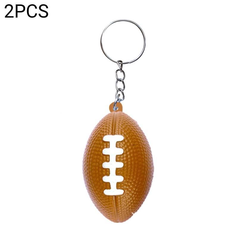 Самый продаваемый Брелок для баскетбола из ПУ Мяч для футбола из пены Игрушка для детских упражнений Декоративное подвесное украшение Активный сувенир